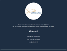 Tablet Screenshot of jetkontor.de